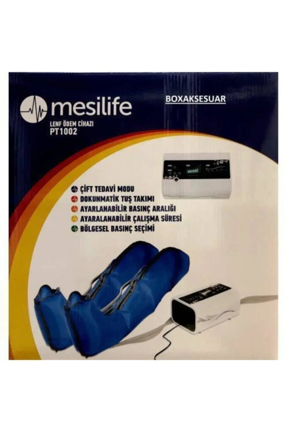 Mesilife PT-1002 2SL Leg Compression Device - Dual Cuffs, 20-250 mmHg