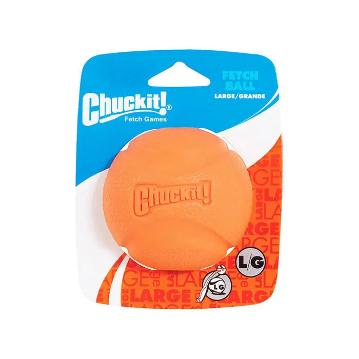 Chuckit Fetch Ball Durable Rubber Dog Toy Large 7.6cm