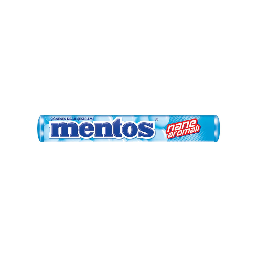Mentos Peppermint Dragee Candy Refreshing Mint 37g