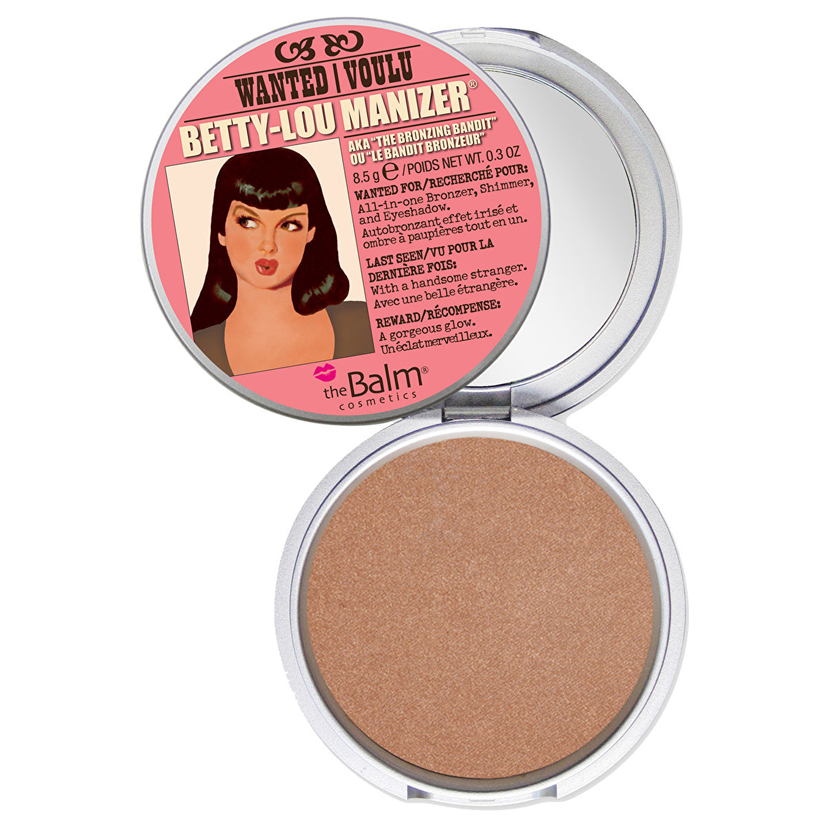 theBalm Betty-Lou Manizer Bronzing Powder - Weightless Formula | Shimmer Effect