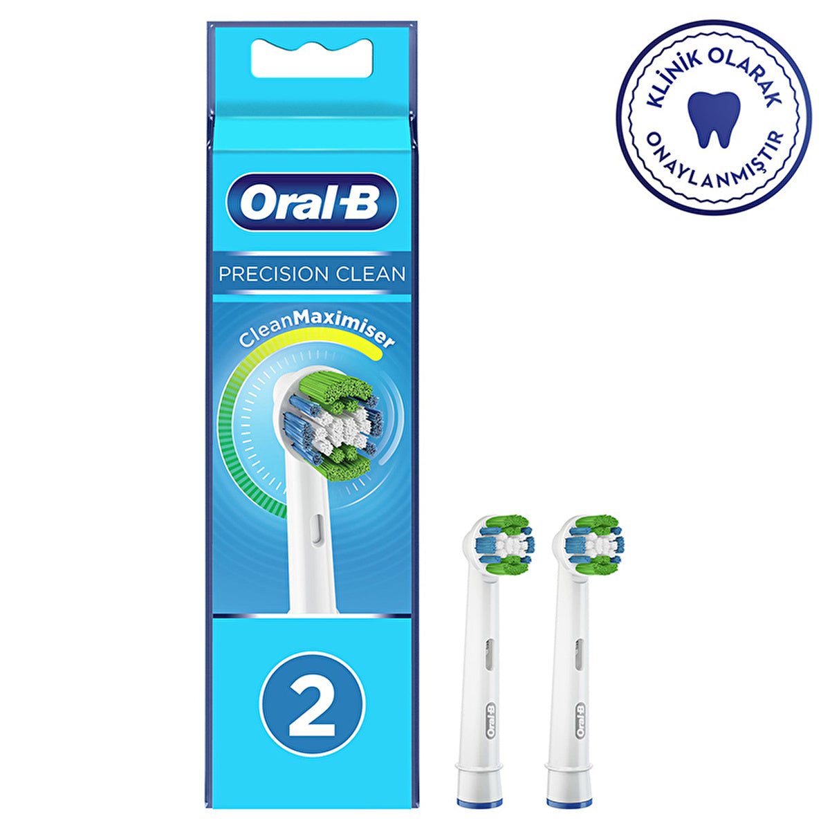 Oral-B Replacement Brush Heads Precision Clean - 2 Pack | Dental Care - Image #3