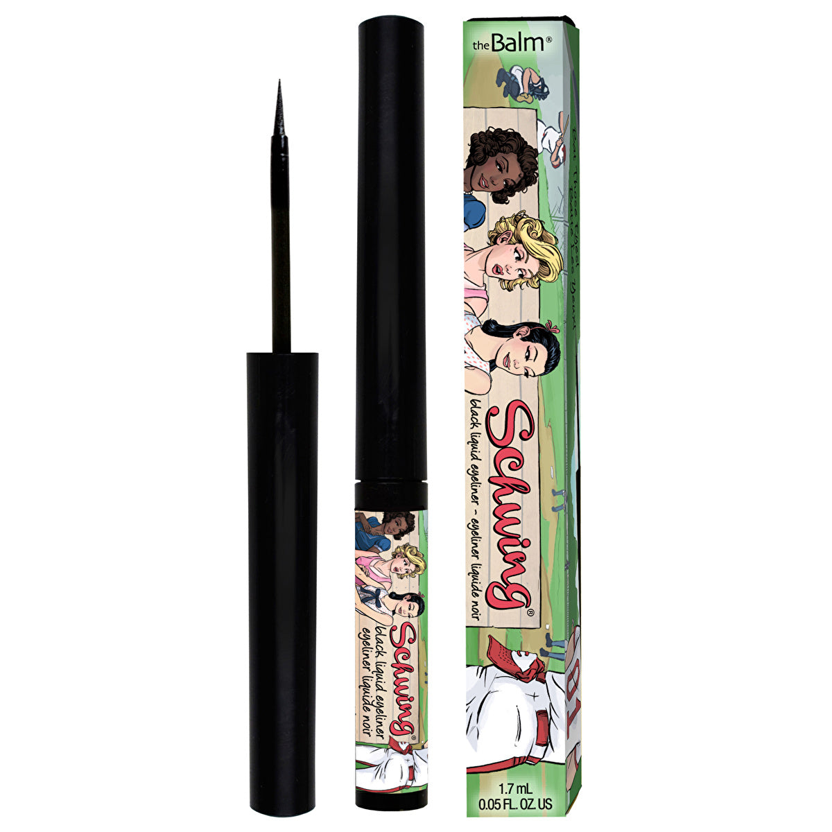 theBalm Schwing Eyeliner Black - Precision Felt Tip | Long Lasting