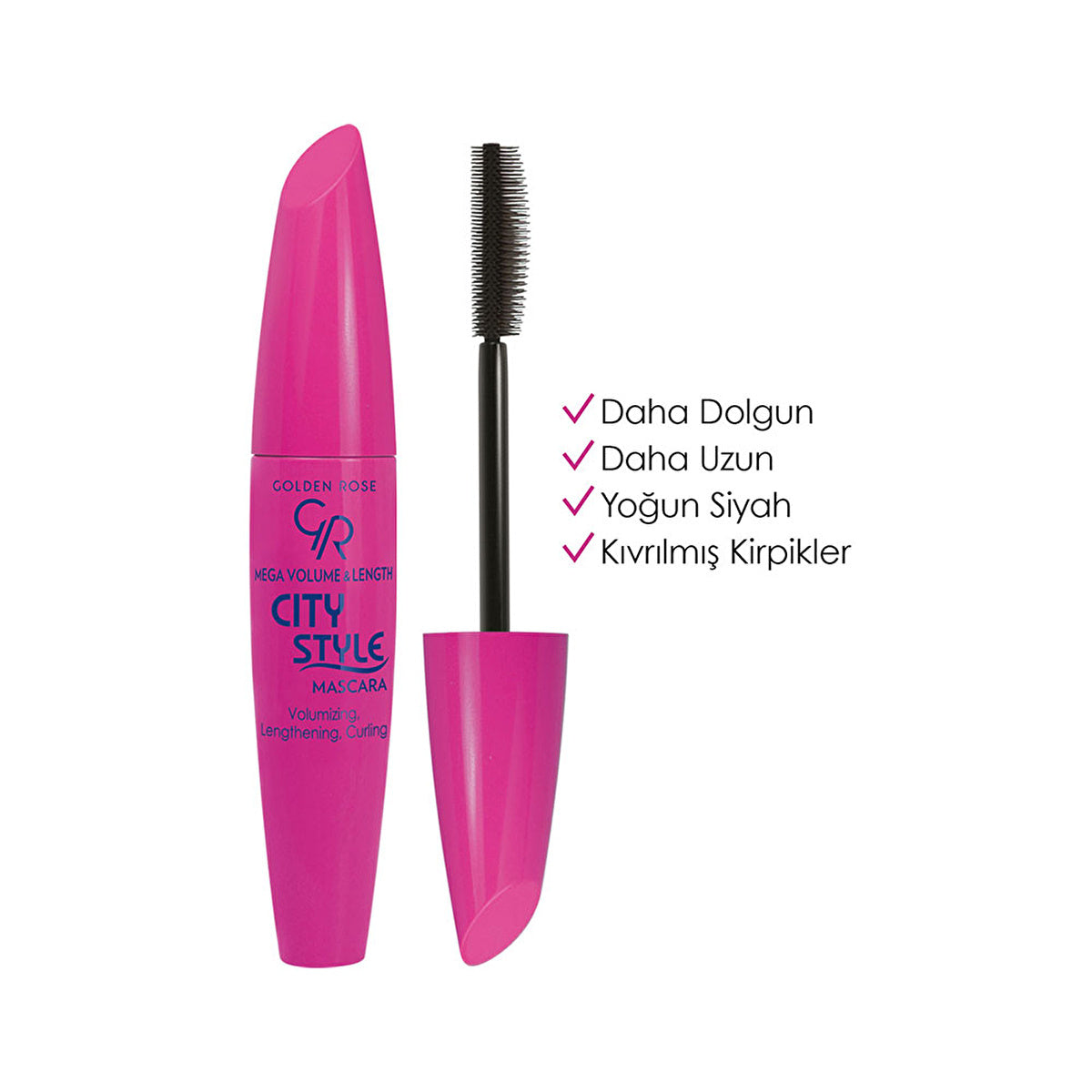 Golden Rose Mega Volume & Length City Style Mascara - Unique Formula | Long-Lasting - Image #4