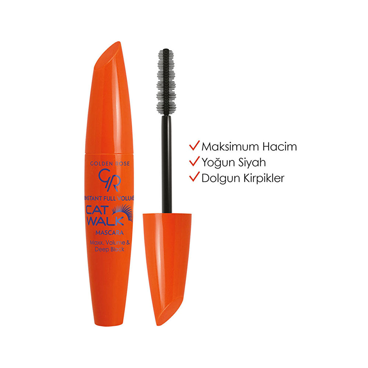 Golden Rose Full Volume Cat Walk Mascara - Intense Black | Long Lasting