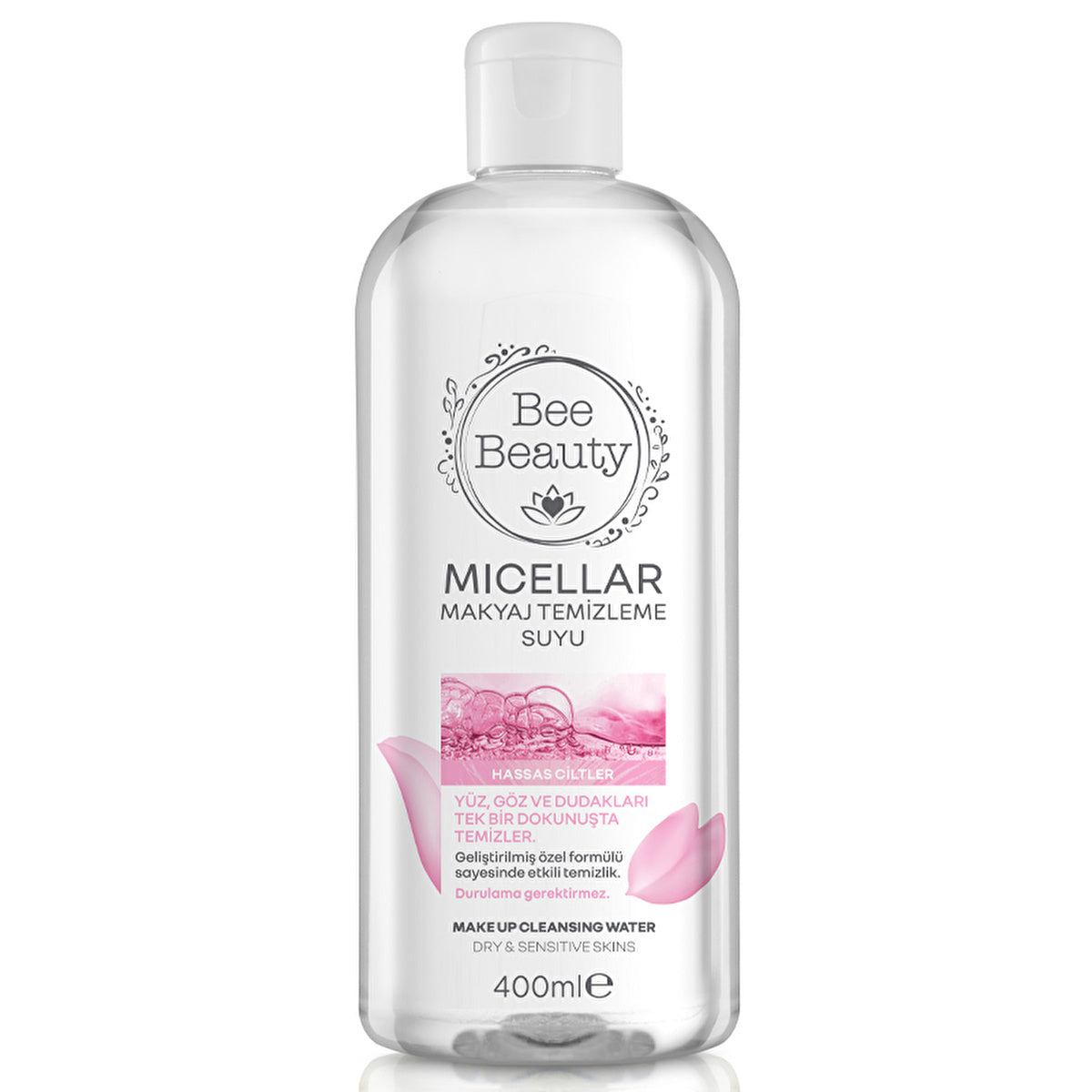 Bee Beauty Micellar Cleansing Water for Sensitive Skin - 400ml | Gentle Makeup Remover