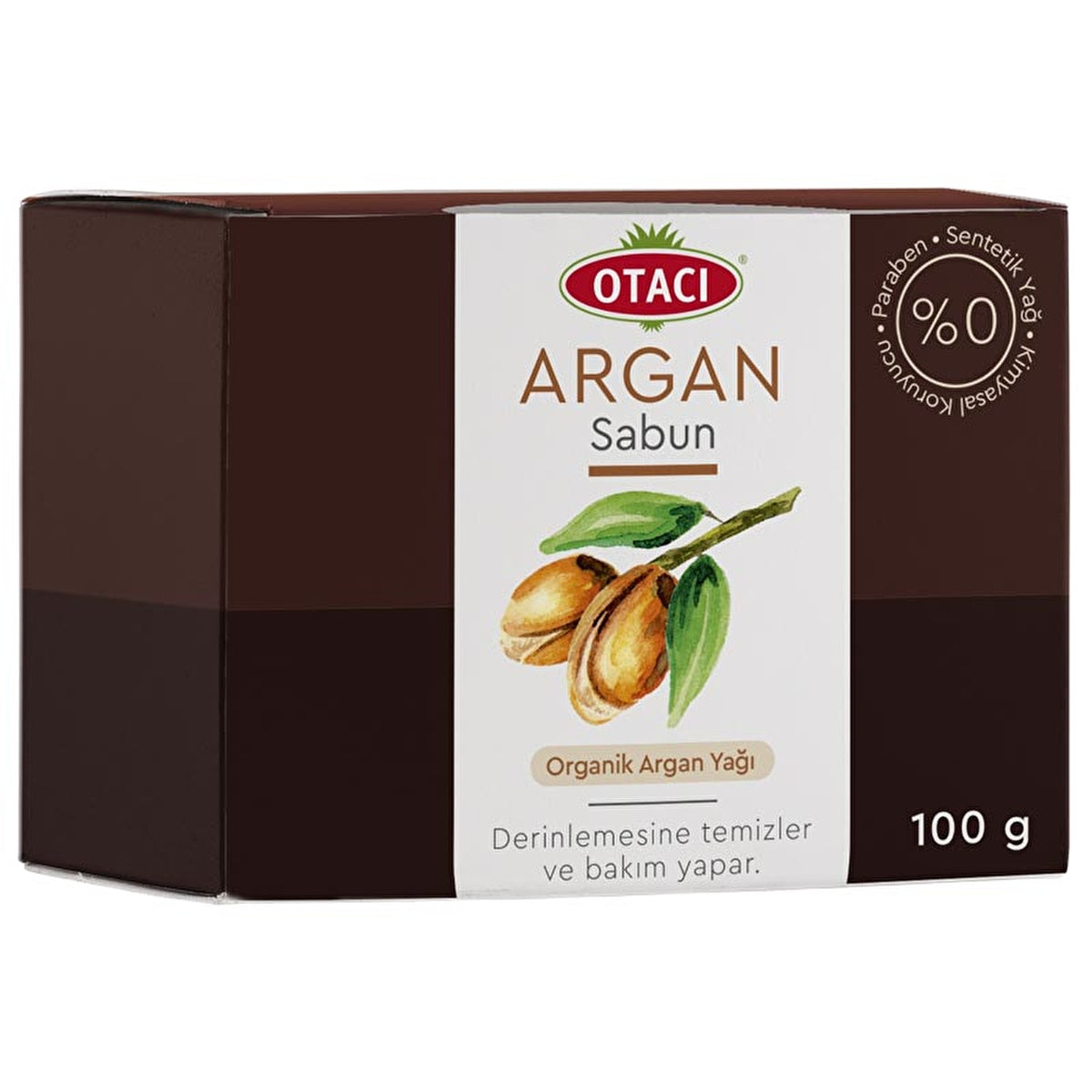 Otaci Argan Soap 100g - Organic Moisturizing Cleanser | Natural Skincare - Image #1