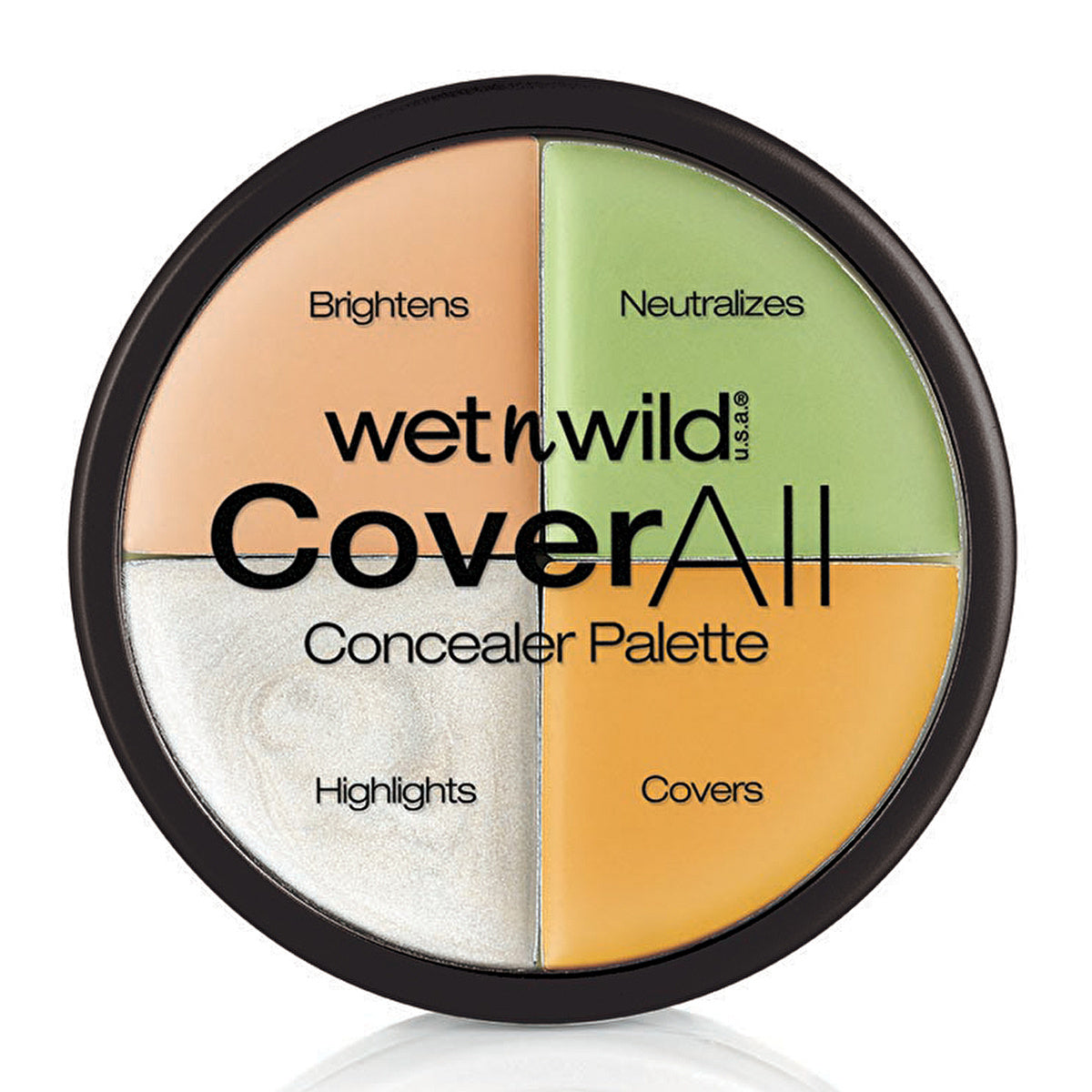 Wet n Wild CoverAll Concealer Palette - Four Shades for Flawless Skin | Makeup Essentials