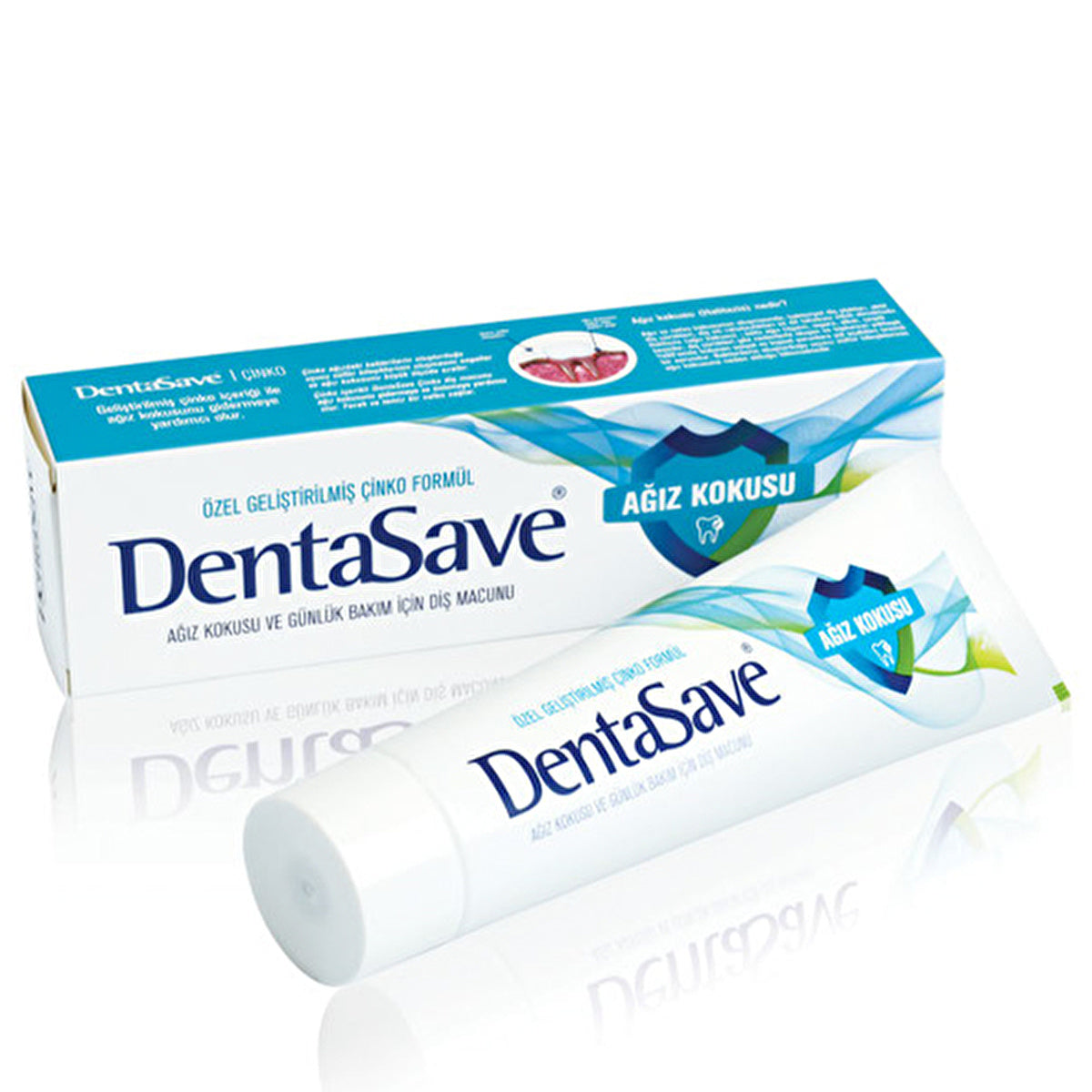 DentalSave Zinc Mouthwash Toothpaste 75ml - Fresh Breath | Zinc Formula - Image #1