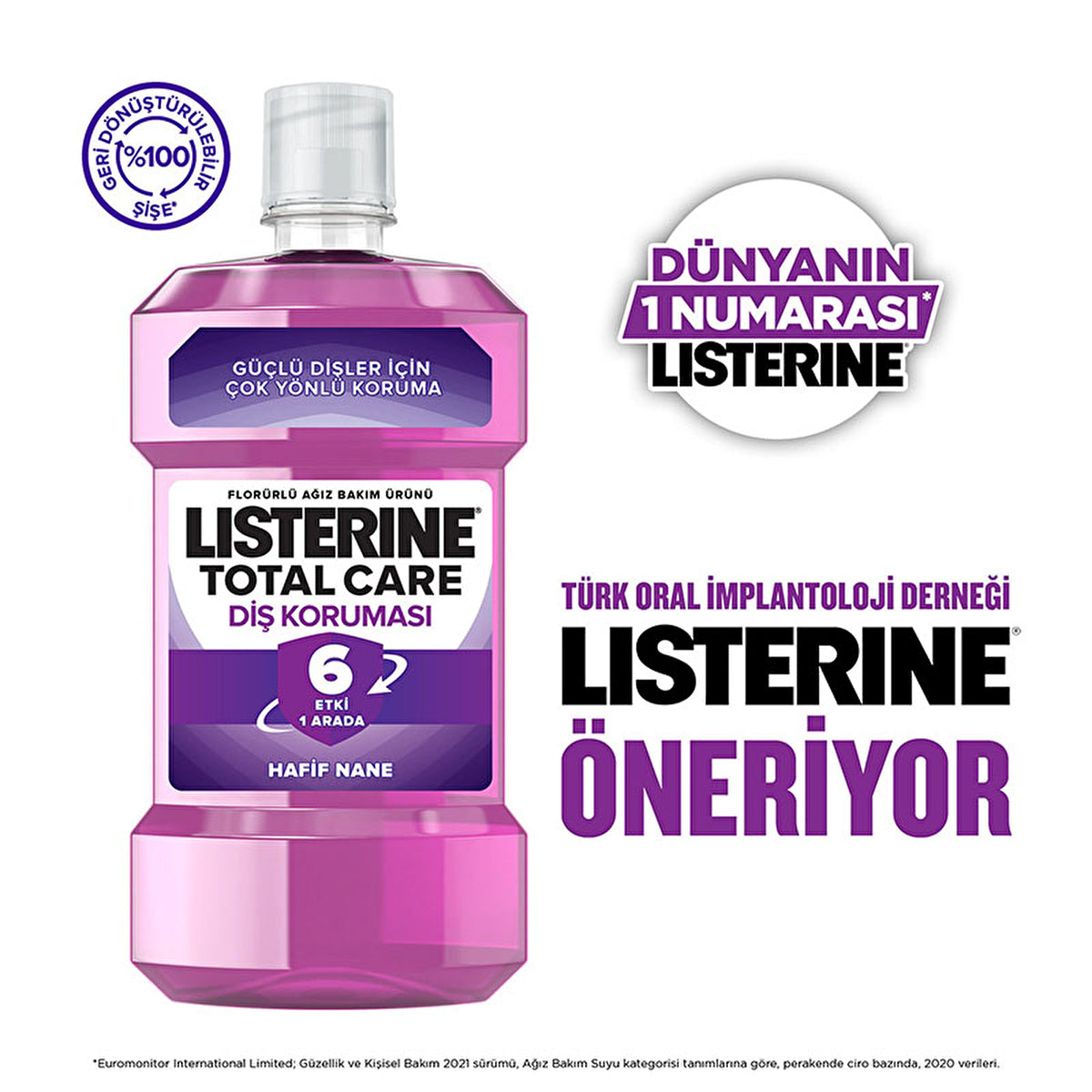 Listerine Total Care Mouthwash Mint 8.5FL OZ - Fresh Breath