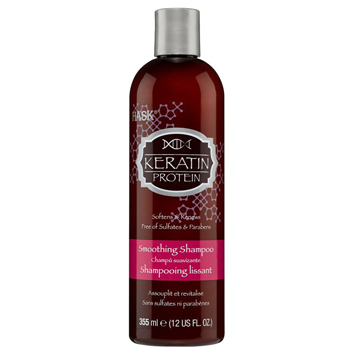 Hask Keratin Protein Shampoo 12oz - Color Care & Repair | Sulfate Free - Image #1