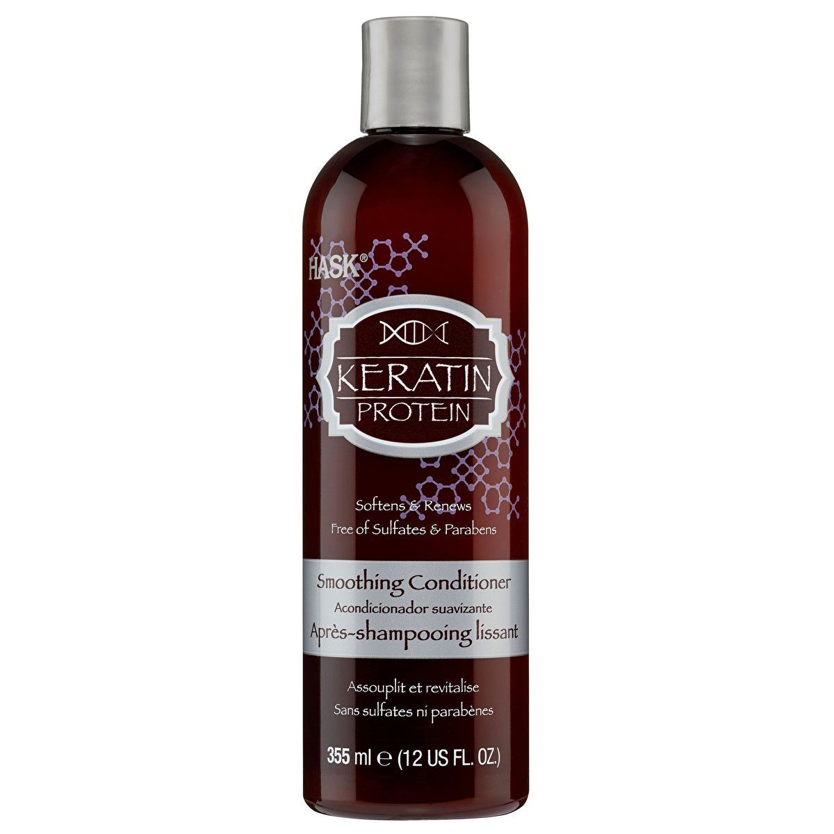 Hask Keratin Protein Hair Conditioner 12oz - Moisturizing Formula | Nourishing Care