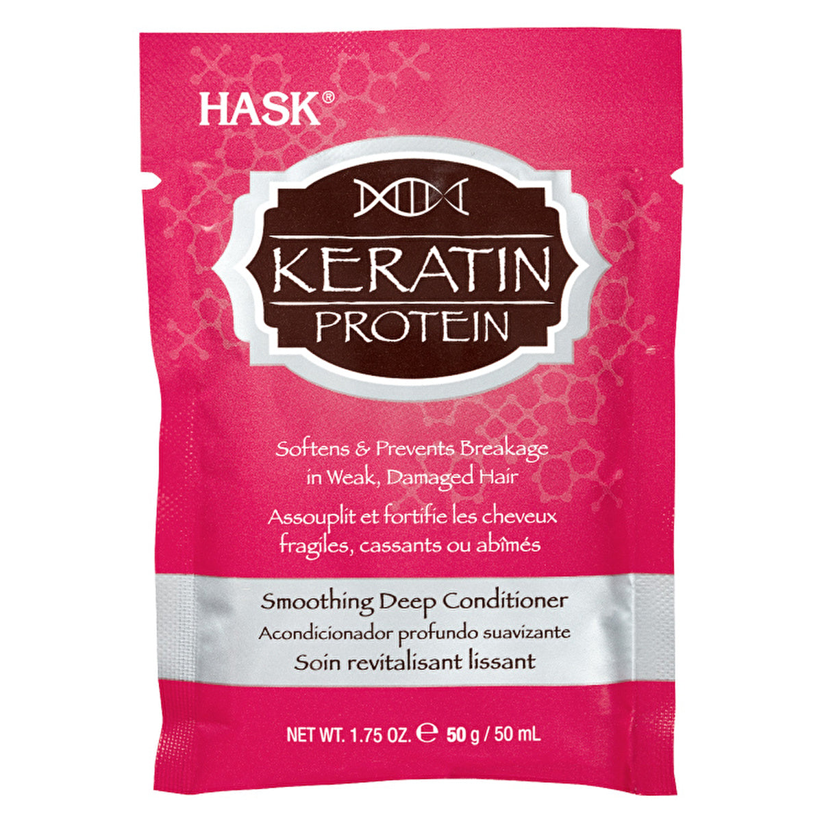 Hask Keratin Protein Hair Care Cream 50g - Moisturizing Treatment