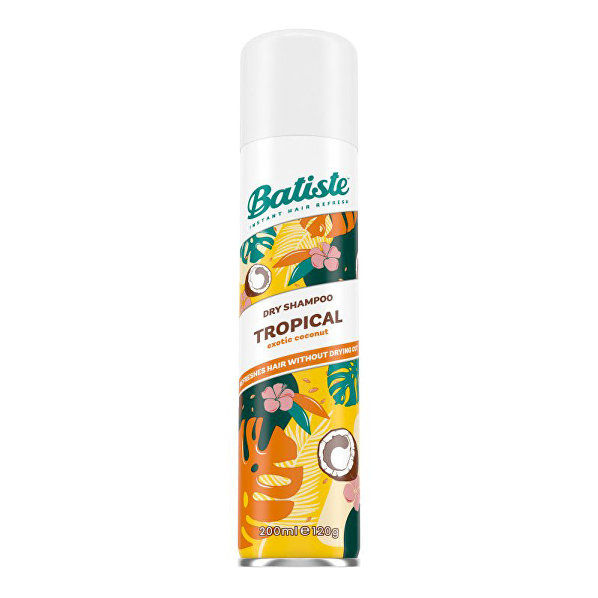 Batiste Dry Shampoo Tropical 200ml - Instant Freshness | Top Brand