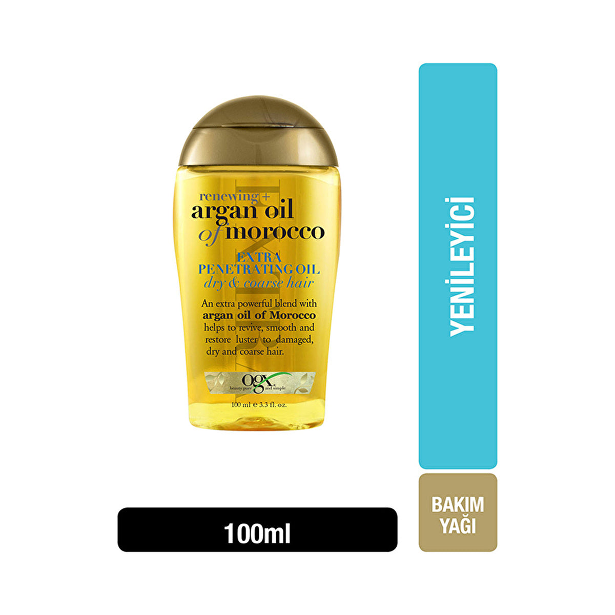 OGX Renewing Extra Argan Oil 100ml - For Dry &amp; Damaged Hair | Hydrating Treatment