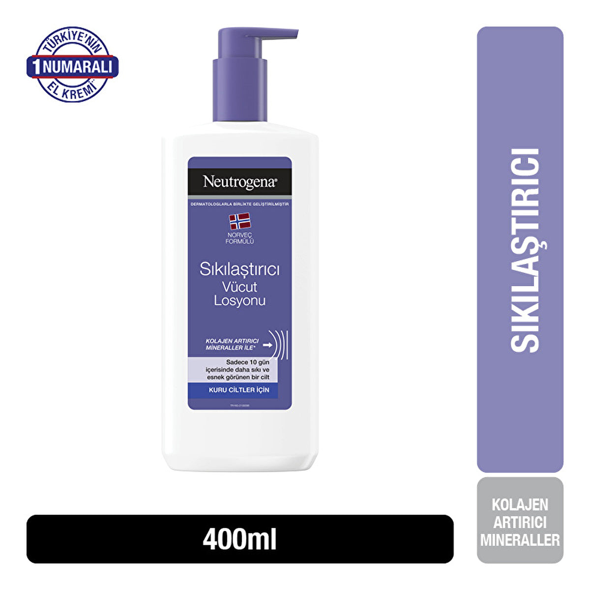 Neutrogena Visibly Renew Firming Body Lotion 400ml - Daily Moisturizer | Norwegian Formula