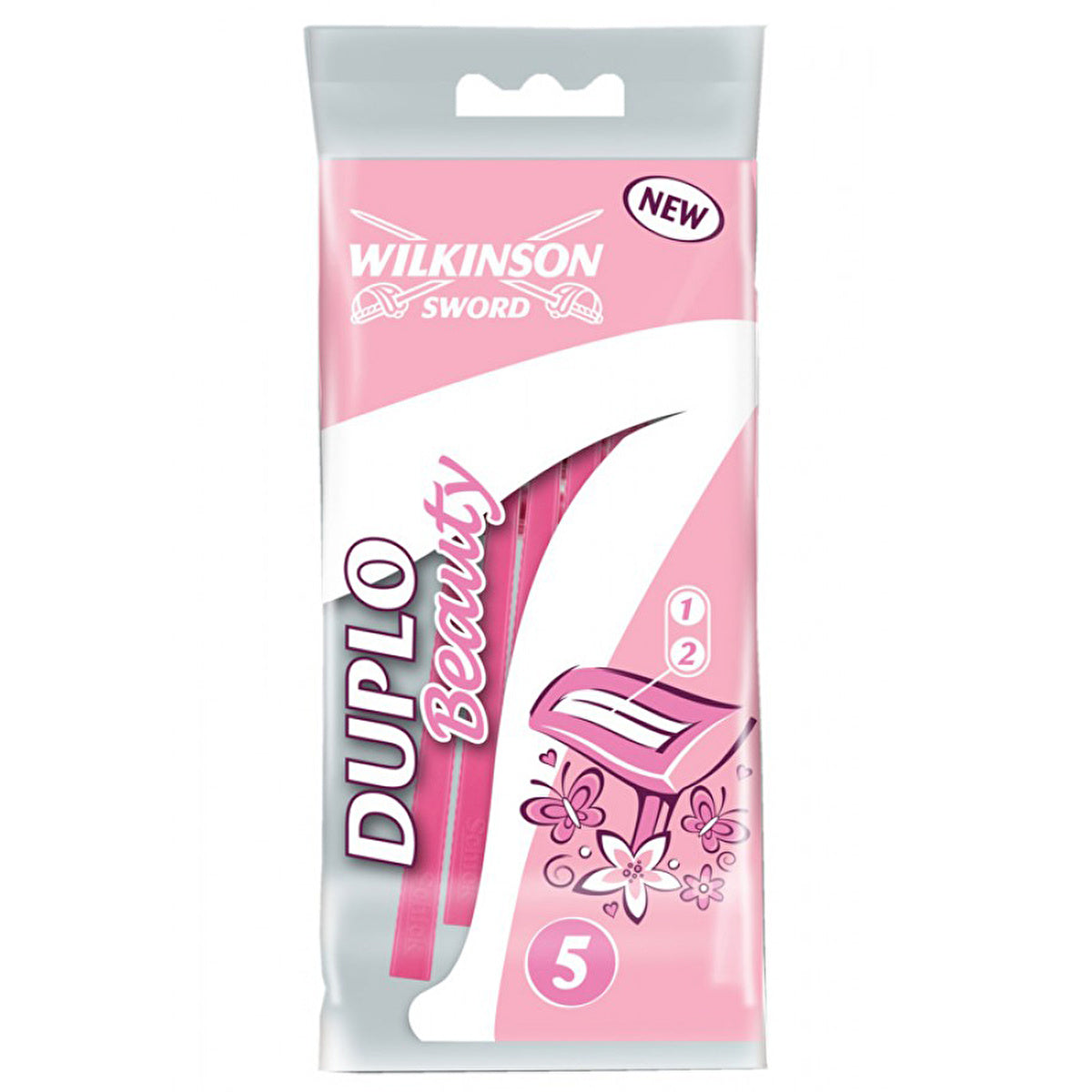 Wilkinson Duplo Beauty Women's Shaving Razors 5-Pack - Smooth Shave - Image #1