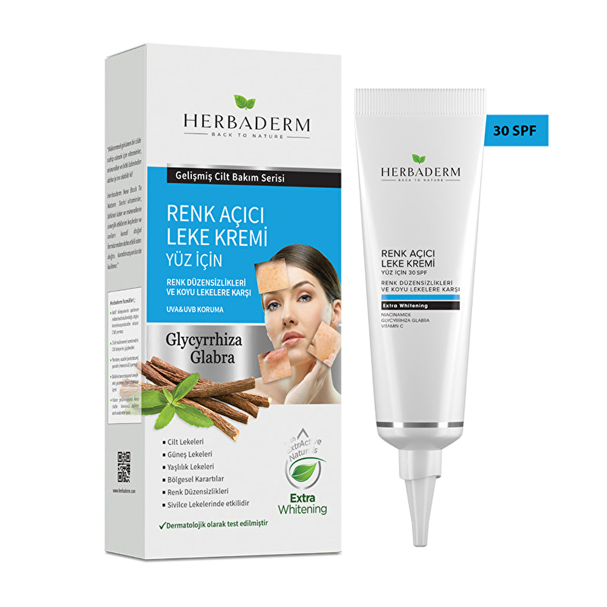 Herbaderm Skin Brightening Spot Cream - 55ml | Dark Spot Treatment