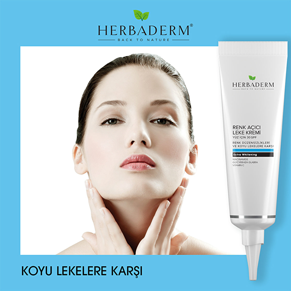 Herbaderm Skin Brightening Spot Cream - 55ml | Dark Spot Treatment