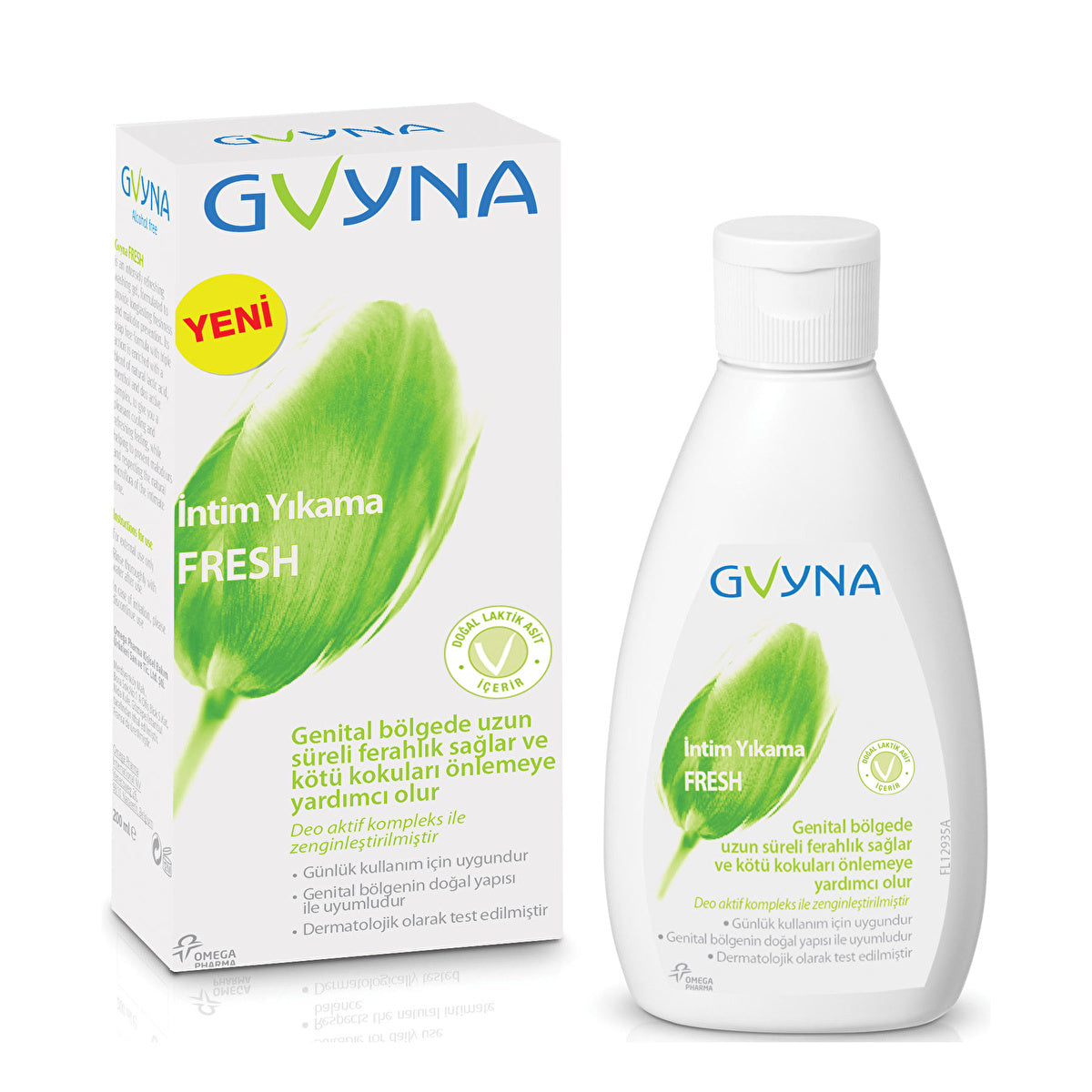 Gvyna Intimate Wash Gel Fresh 200ml - Long-Lasting Freshness | Gentle Formula