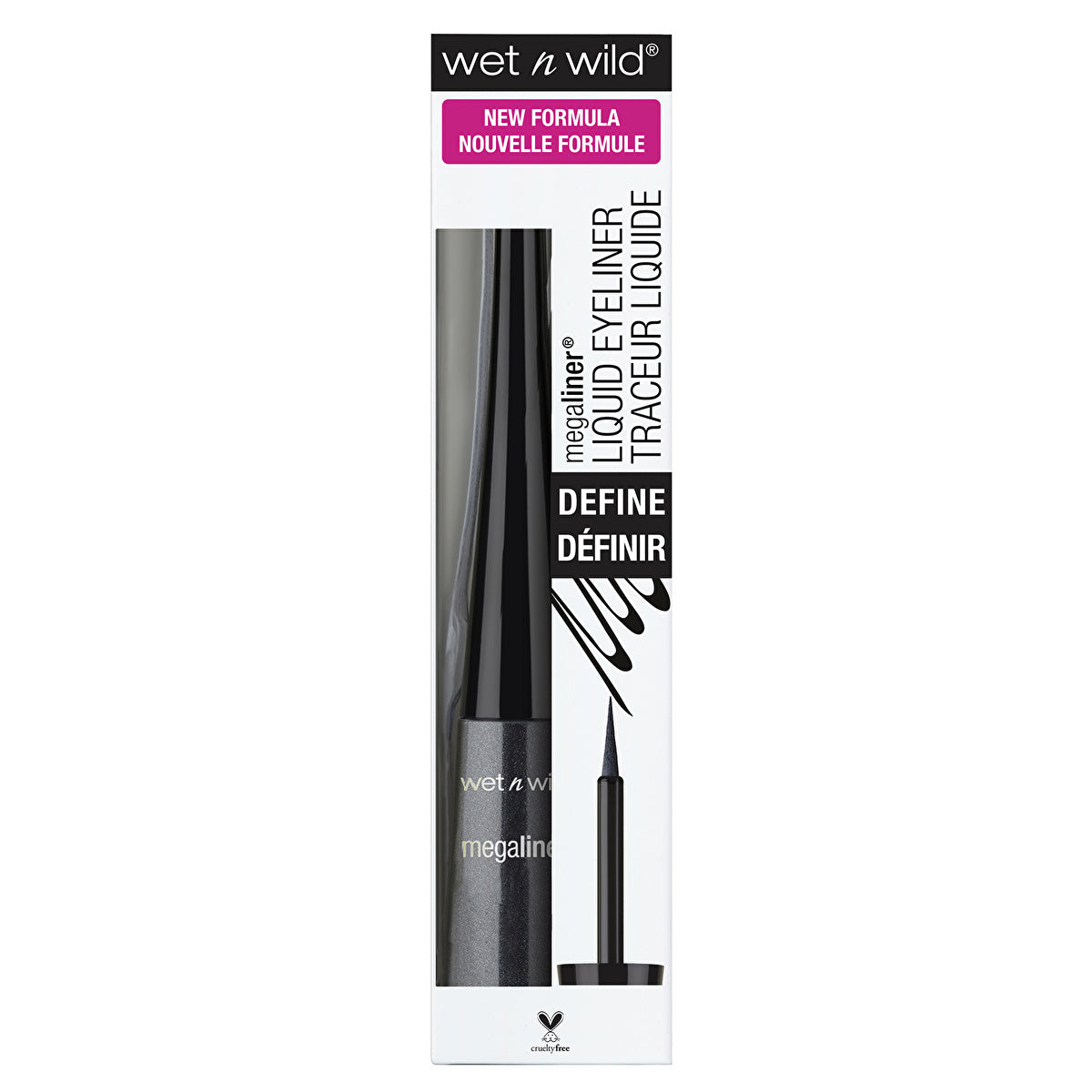 Wet n Wild MegaLiner Liquid Eyeliner - Black | Intense Pigmentation - Image #2