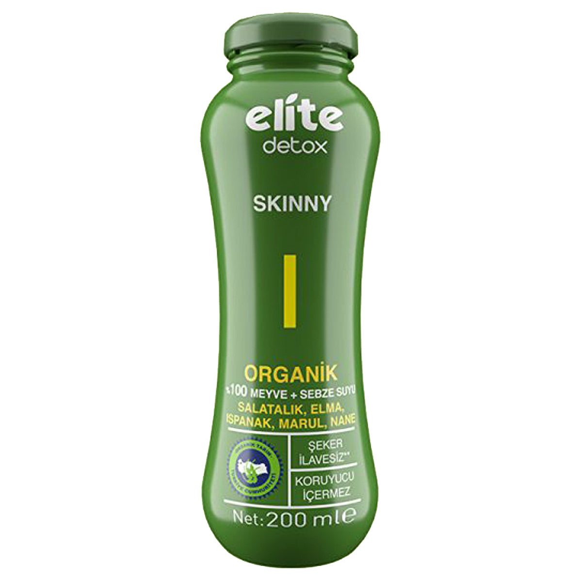 Elite Detox Skinny Organic Fruit Drink 200ml - Refreshing Blend | Healthy - Image #1