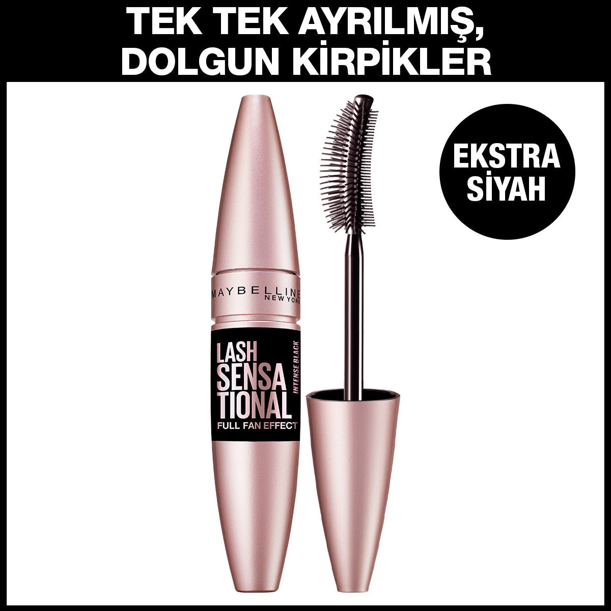 Maybelline Lash Sensational Mascara Intense Black - Volume & Definition | 0.32 oz