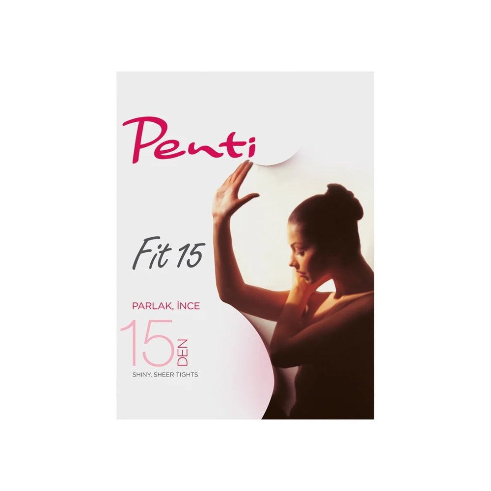 Penti Fit 15 Denier Sheer Tights Black Size 2