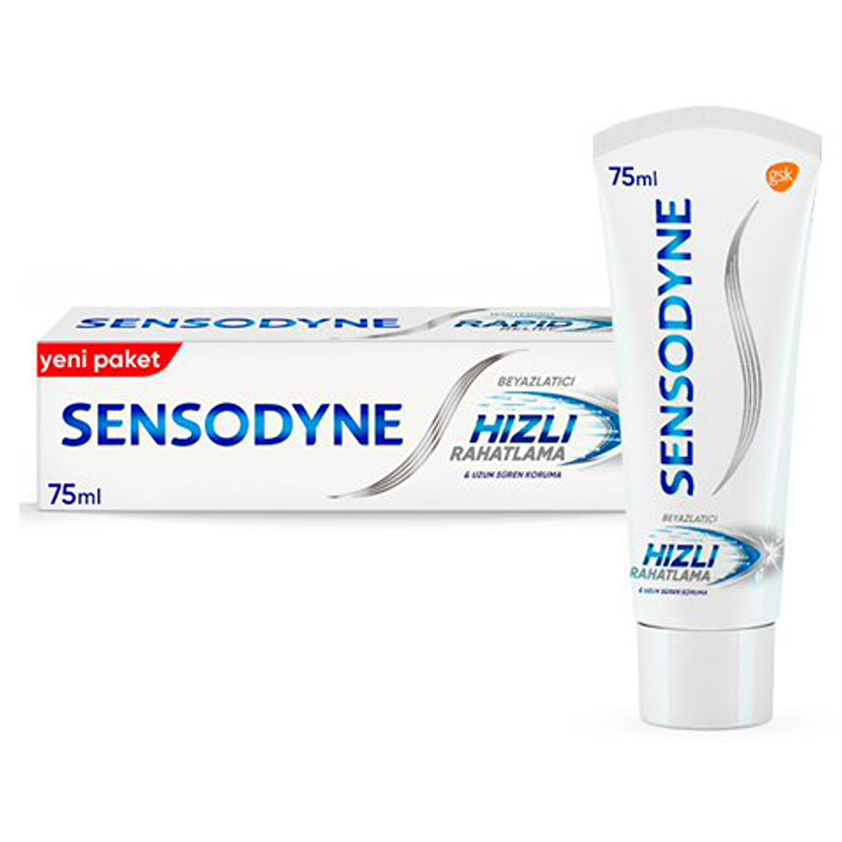 Sensodyne Toothpaste Rapid Relief Whitening 2.5 Oz | Sensitive Teeth