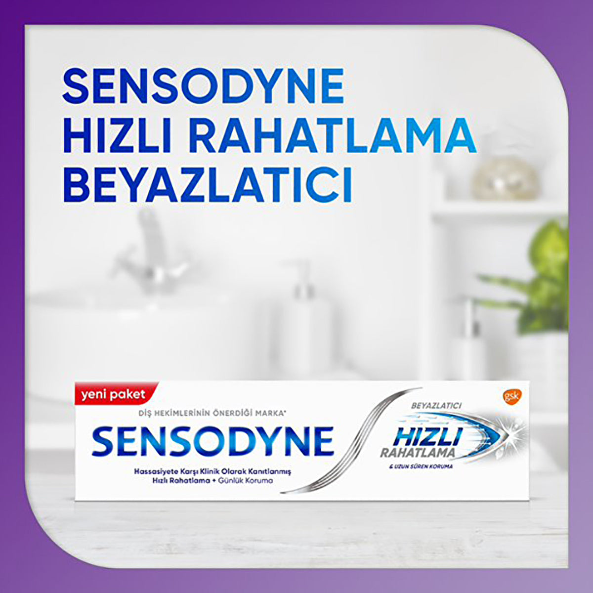 Sensodyne Toothpaste Rapid Relief Whitening 2.5 Oz | Sensitive Teeth