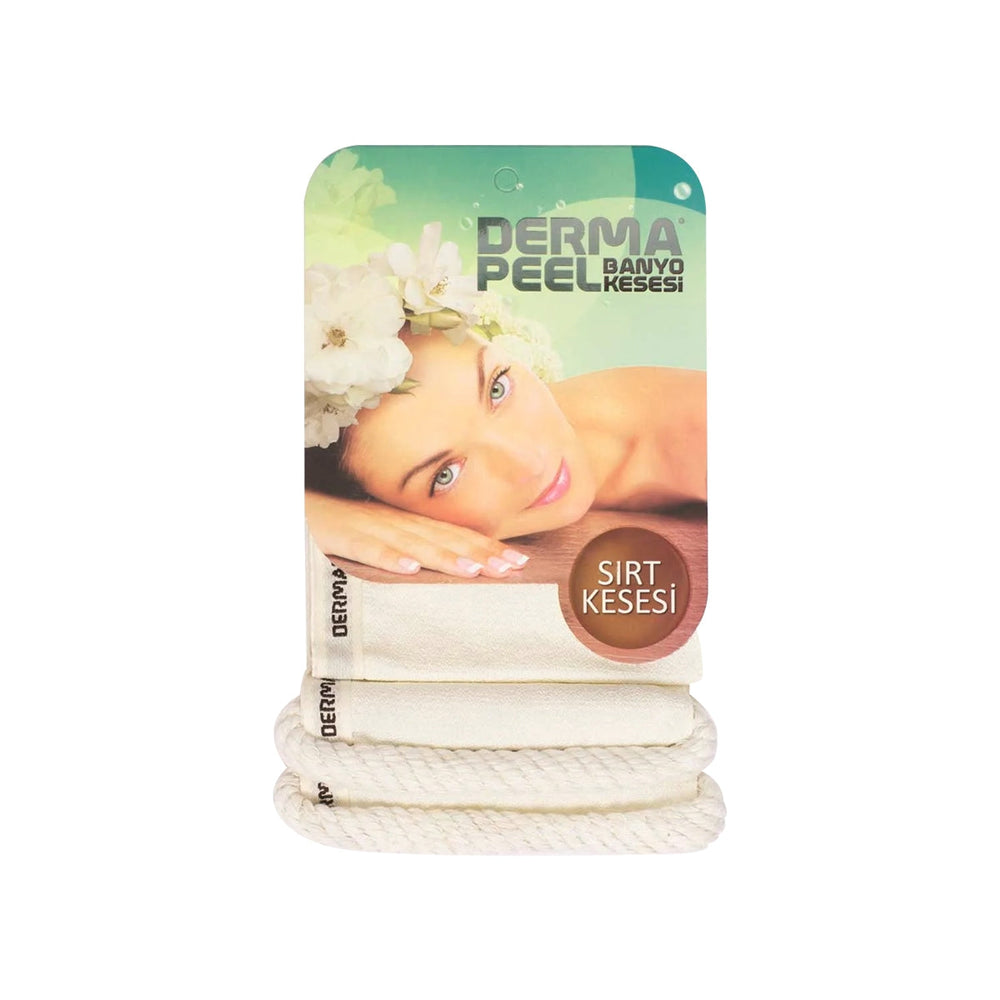 Dermapeel Back Scrub Mitt for Deep Exfoliation