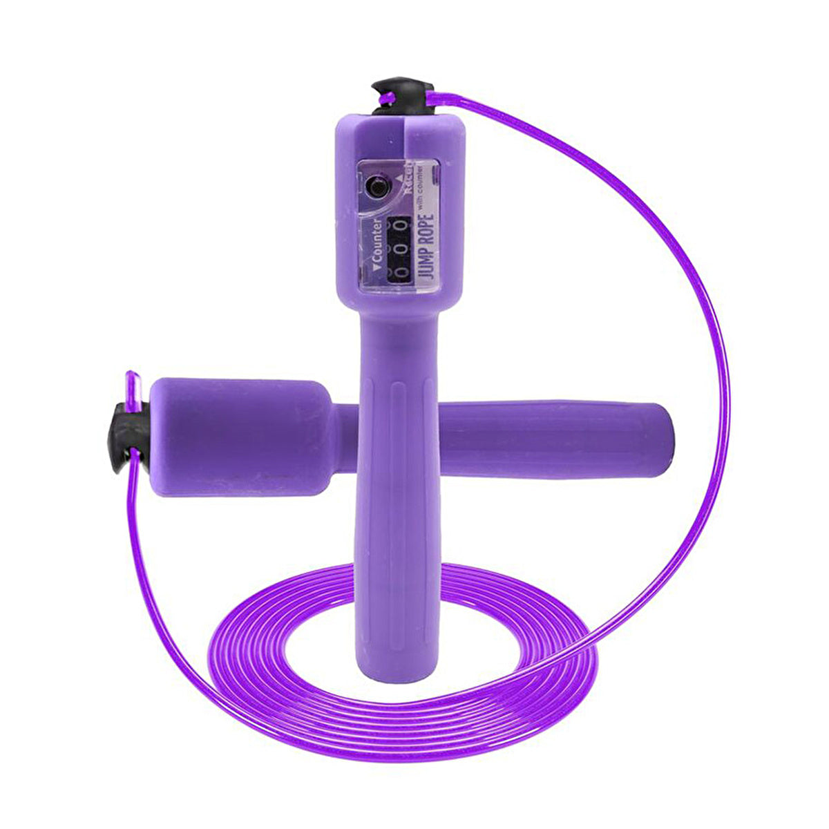 Delta Purple Jump Rope with Counter - Adjustable Length | Fitness Tool - Image #1