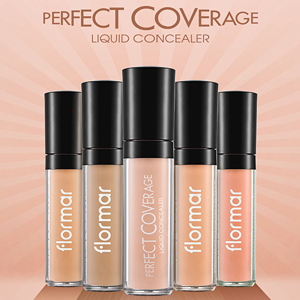 Flormar Perfect Coverage Lightweight Concealer 005 Soft Beige | Natural Finish