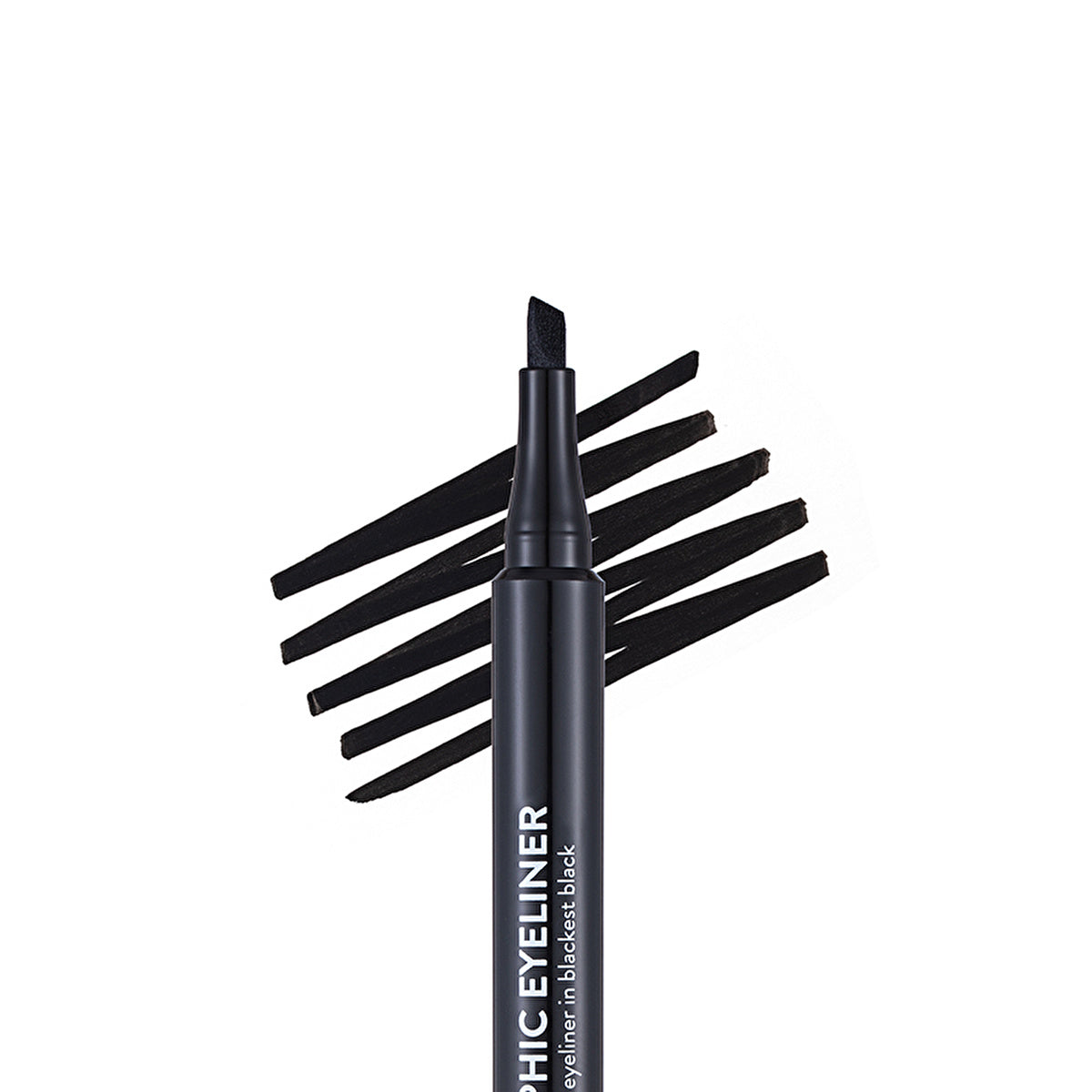 Flormar Graphic Matte Pencil Eyeliner 001 Black - Precision Tip