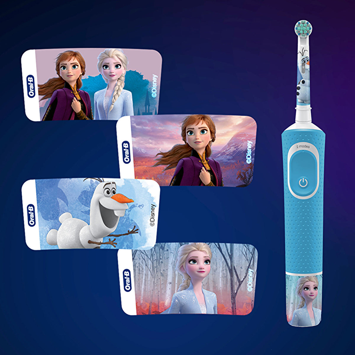 Oral-B Kids Electric Toothbrush Frozen - Gentle Cleaning | 3+ Years