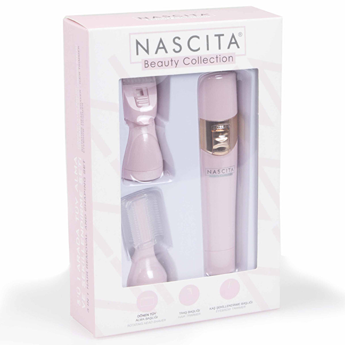 Nascita 3-in-1 Hair Removal and Styling Set - USB Rechargeable - Image #2