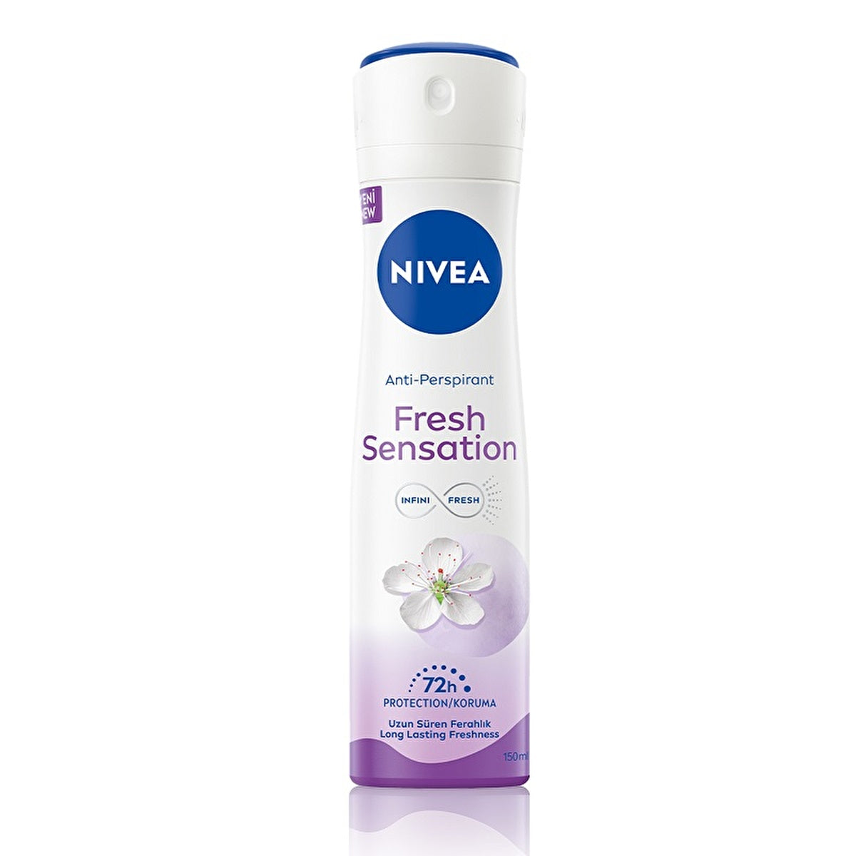 Nivea Fresh Sensation Women's Deodorant Spray 150ml - Long-Lasting - Image #1