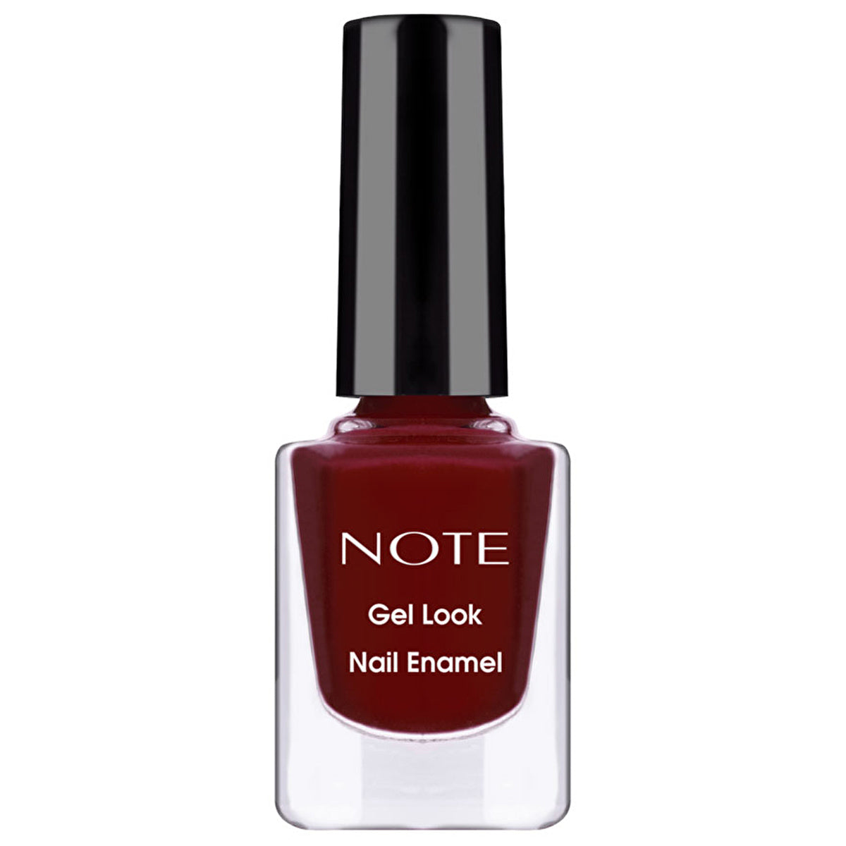 Note Gel Look Nail Enamel Garnet Red 16 - Ultra Shine Finish | Nail Polish