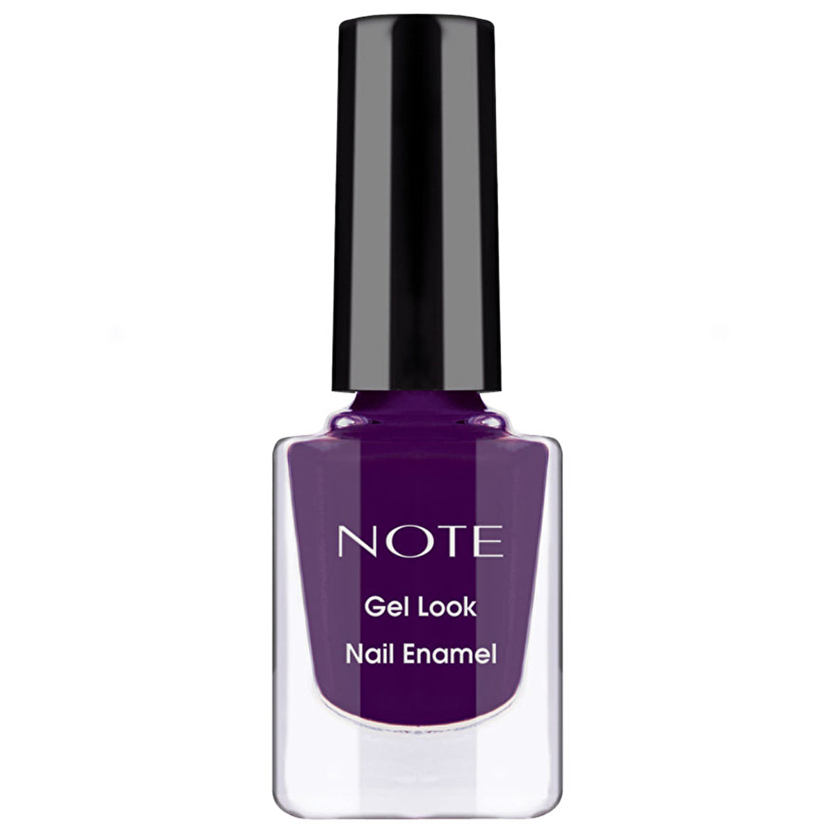 Note Gel Look Nail Enamel 19 Deep Plum - Super Glossy Finish | Long-lasting