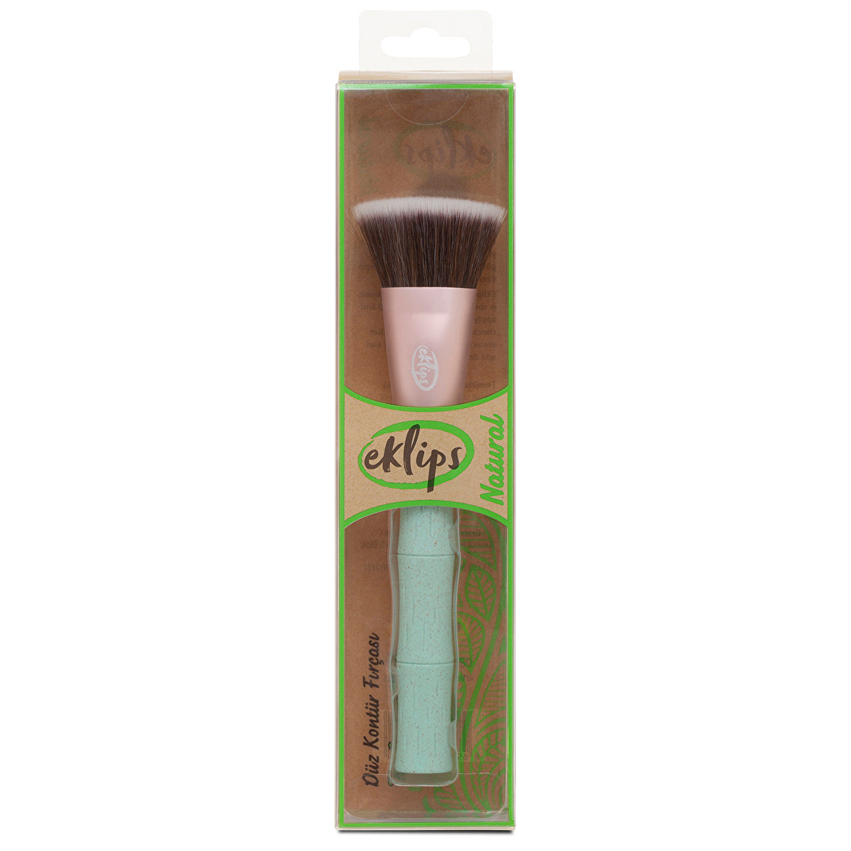 Eklips Natural Flat Contour Brush - Perfect for Makeup Contouring | Eklips - Image #2