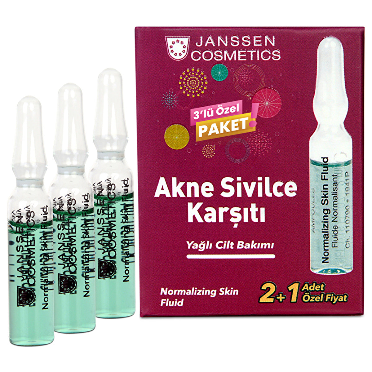 Janssen Cosmetics Acne Treatment Ampules - Oily Skin - 3 Pack