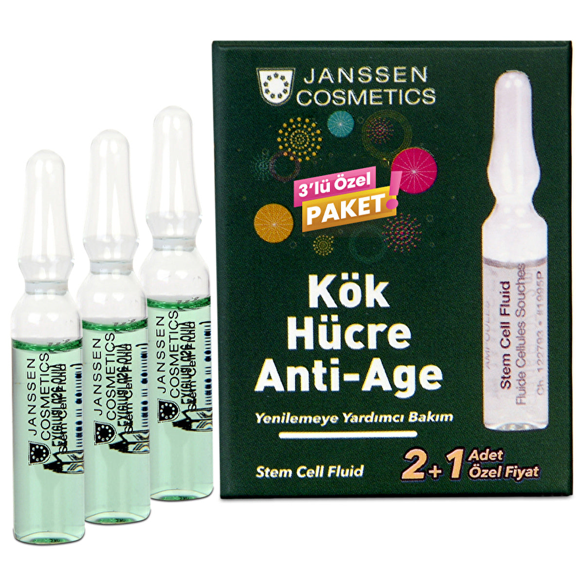 Janssen Cosmetics Anti-Aging Ampoules - 3 Pack - Image #1