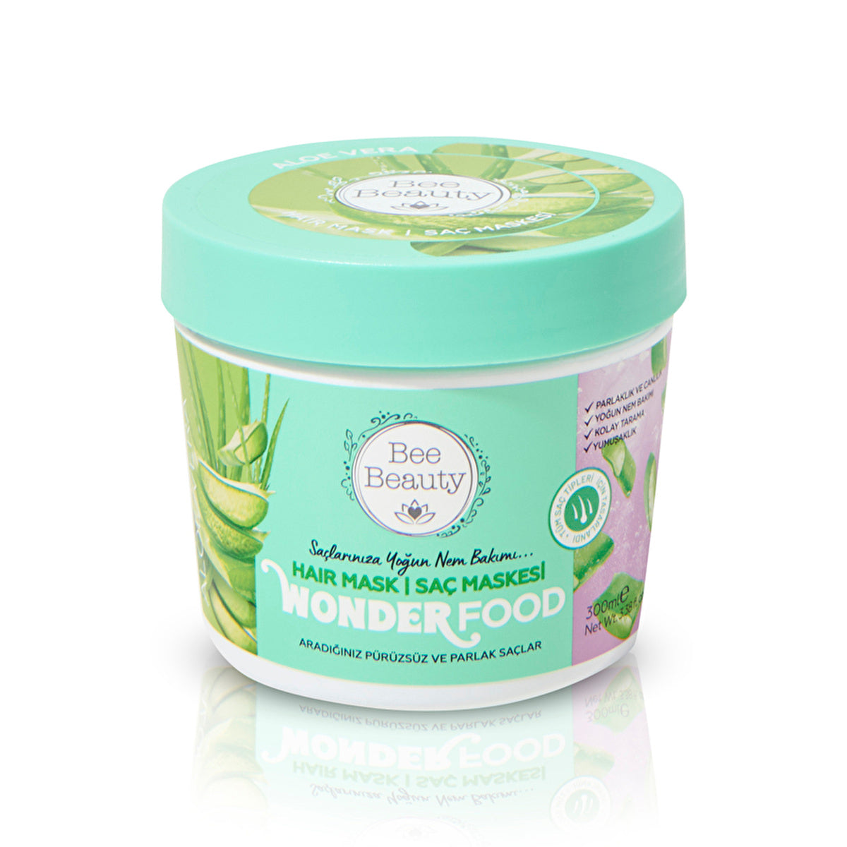 Bee Beauty Aloe Vera Hair Mask - 300ml | Nourishing & Moisturizing