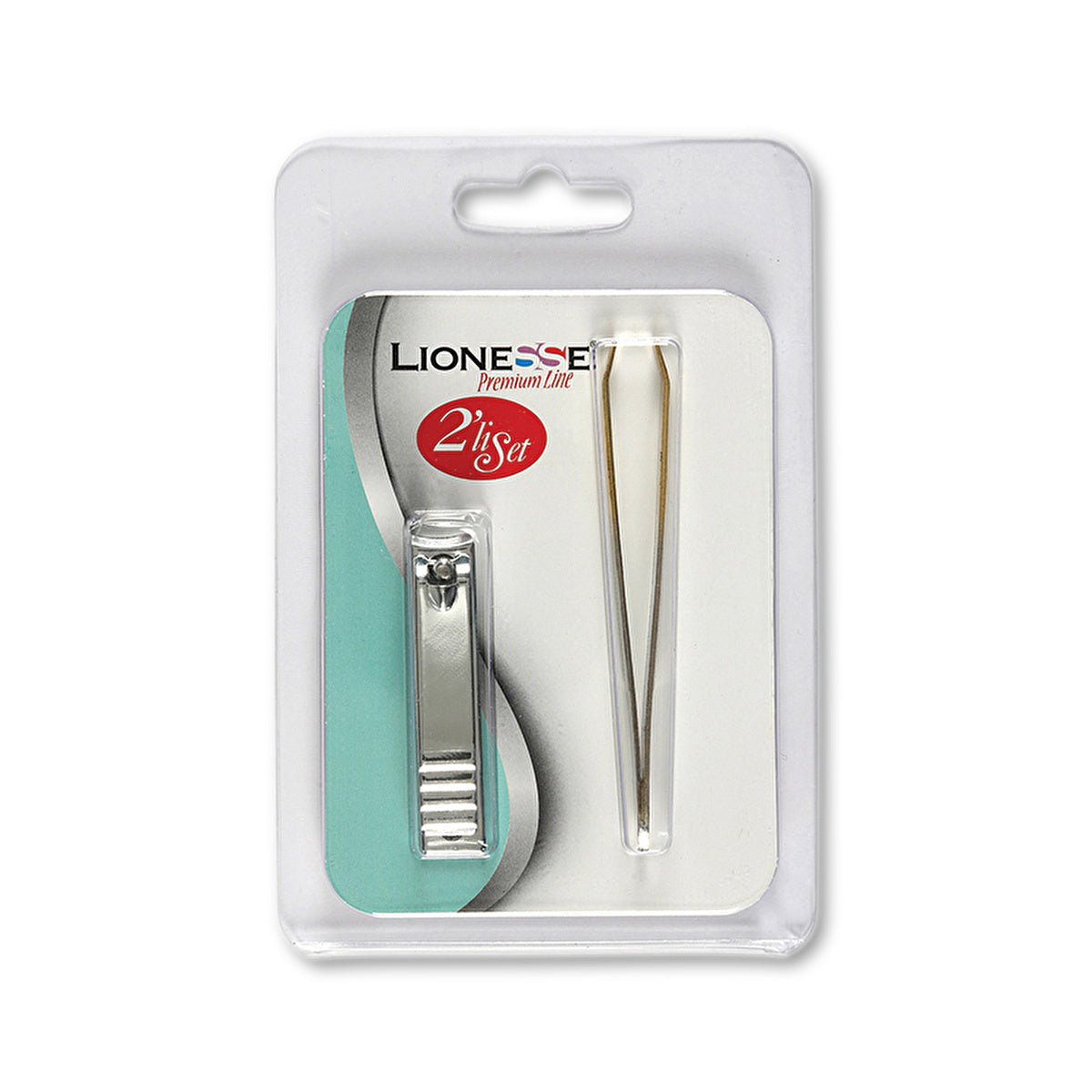 Lionesse Personal Care Set - Nail Clipper & Tweezers | 2 Pieces - Image #1