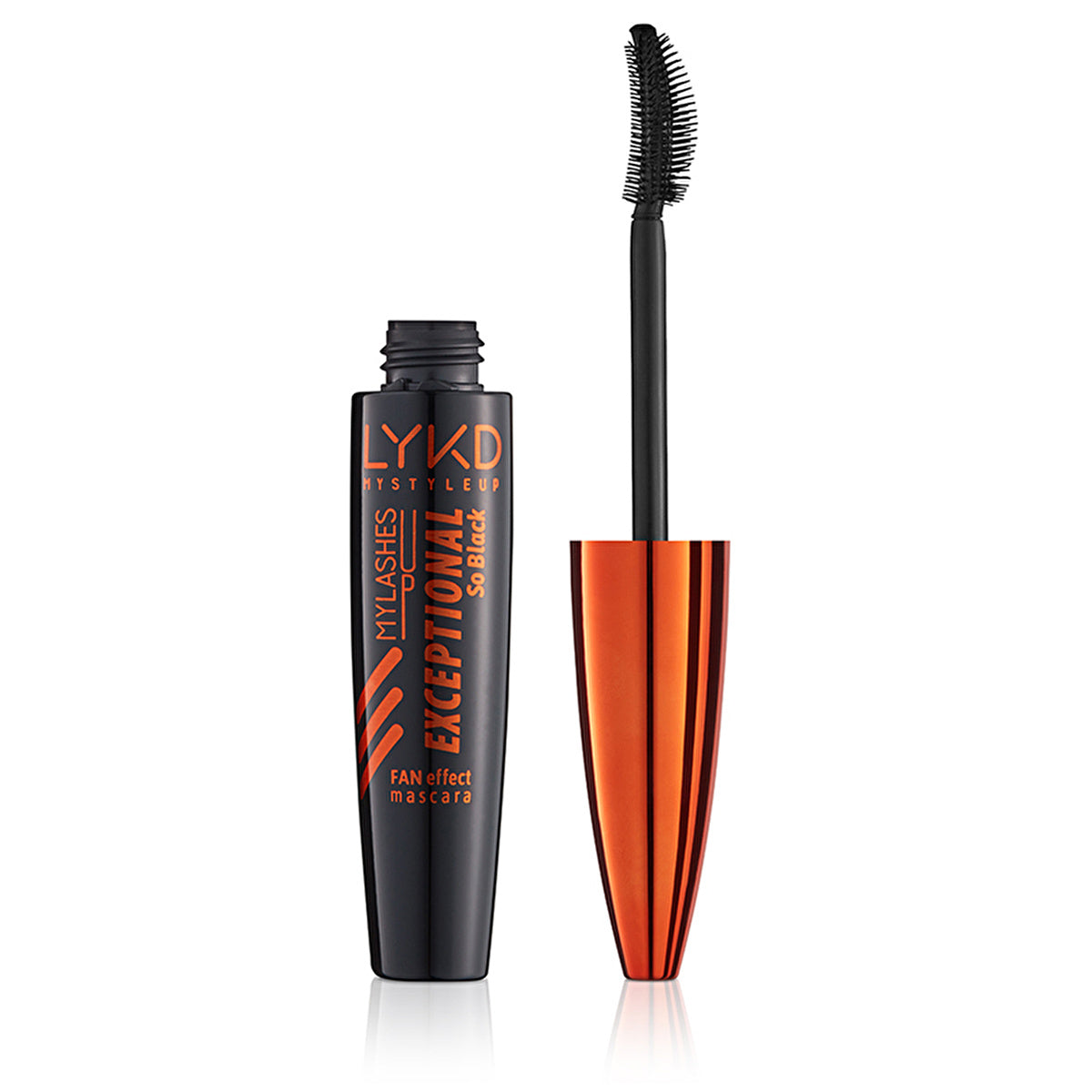 Exceptional Fan Effect & Curl Mascara 100 Black - Volume & Length | LYKD