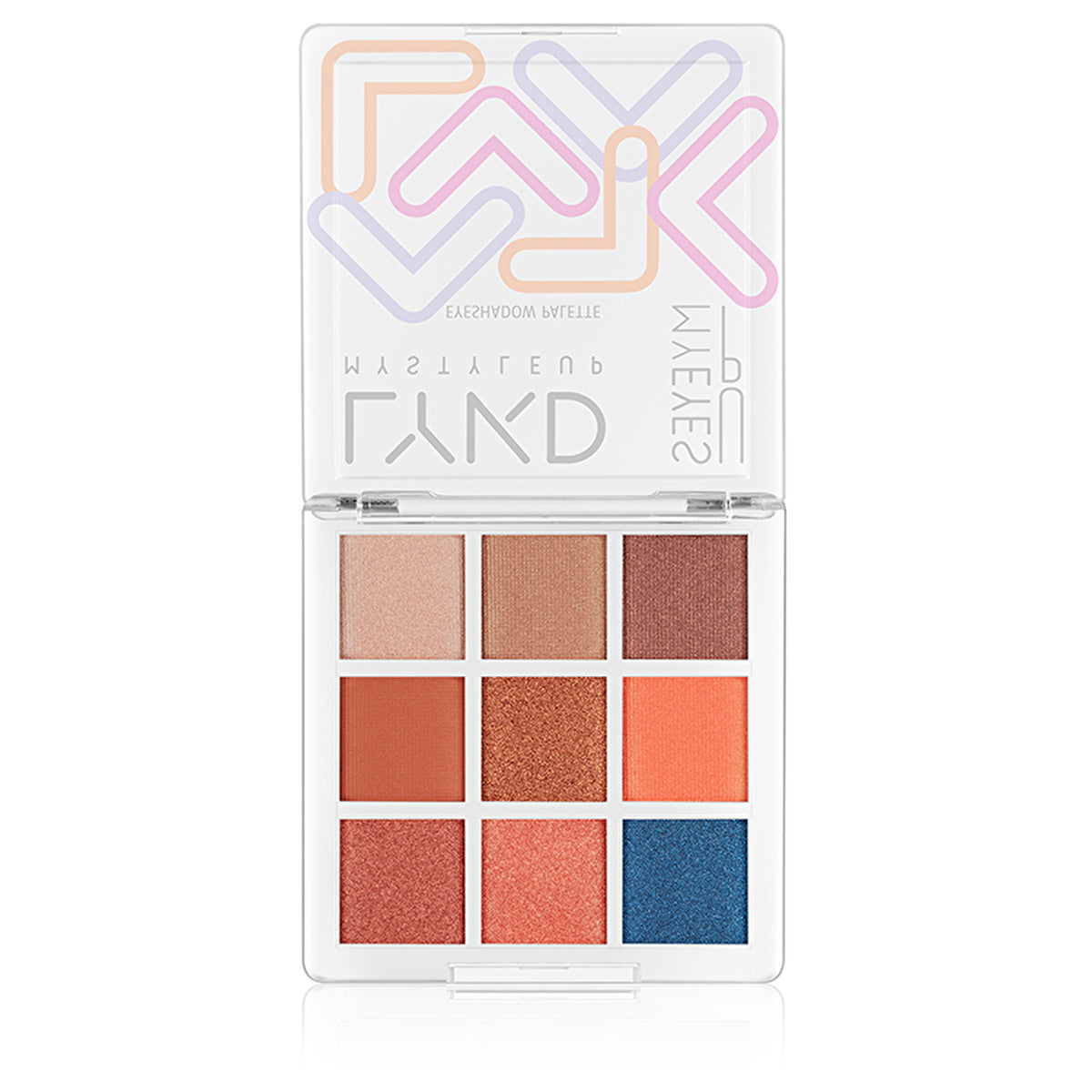 LYKD 9-Color Eyeshadow Palette 250 Sunset Glow | High Pigmentation