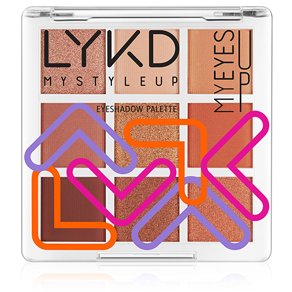 LYKD 9-Color Eyeshadow Palette - New Nude Collection | High Pigmentation