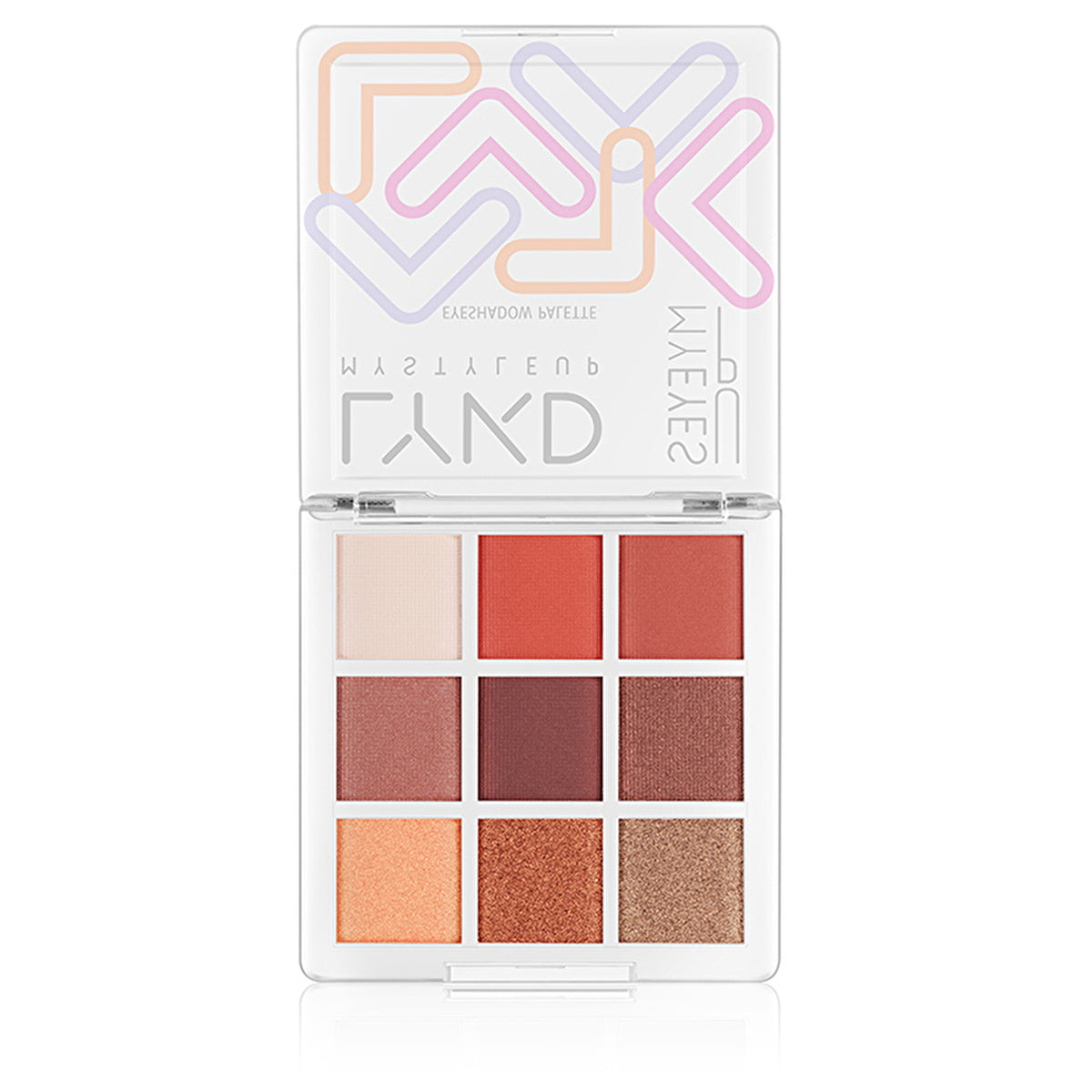 LYKD 9 Color Eyeshadow Palette Burgundy Touch | Highly Pigmented