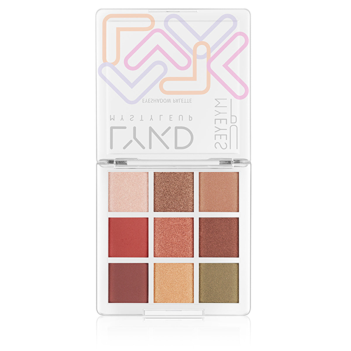 LYKD 9 Pan Eye Shadow Palette - Something Spicy | Rich Pigmentation