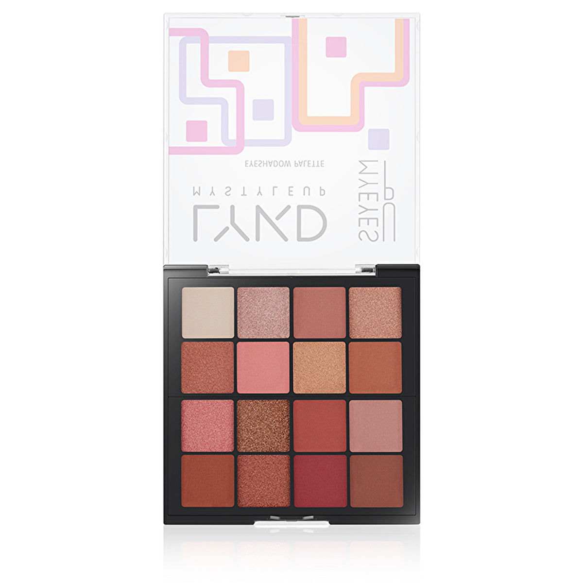 LYKD 16-Color Eyeshadow Palette Flirty Babe - Versatile Shades