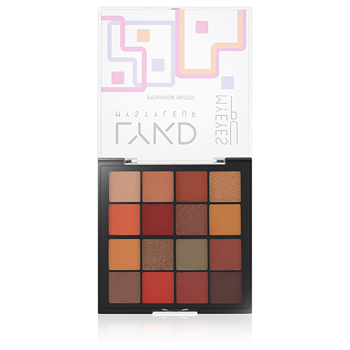 LYKD 16 Color Eyeshadow Palette - Down To Earth | Bold and Natural Shades